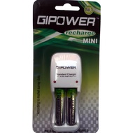 Gi-Power Rechargeable AA and AAA Battery Charger Set with 2 AA Rechargeable Battery