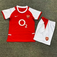 【kids Kit】02/04 Arsenal Home Red Vintage Children's Football Shirt