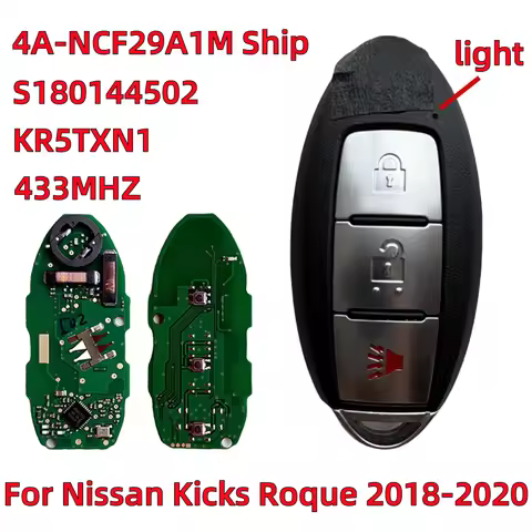 S180144502 For Nissan Kicks Rogue Sport 2018 2020 Remote Smart Car Key 3Buttons Fob 433Mhz 4A Ship N