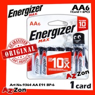 Energizer Max A76 LR44 A23 ECR2032 3V E92 AAA E91 AA CR2032 3V 6LF22 9V 522 2032 Battery