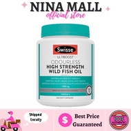 [Best Price I Cashback] - Swisse Ultiboost Odourless High Strength Wild Fish Oil I 4 x Fish Oil