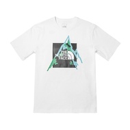 [THE NORTH FACE United States] Men Round Neck Short Sleeve Cotton T-Shirt {White} NF0A81MW Outdoor M