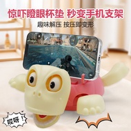Taiwan Cross-Border Funny Turtle Phone Holder 360 Degree Rotating Coaster Car Table Fixable Q9FQ