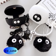 For Baseus AirGo AS01 Case Cartoon Spirited Away Plush Briquettes Pendant Baseus AirGo AS01 Protecti