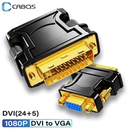 1080p Dvi To Vga Cable Connector Dvi 245 Adapter Male To Female Dvi To Vda Vja Adapter For Computer 