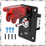 (SDRB) Toggle Switch 12V DC 20A Lighted Toggle Switch 3 Pin ON/Off SPST LED Illuminated with Mountin