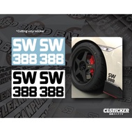 SW 388 Honda Spoon Sticker 1set 2pcs Civic City Jazz