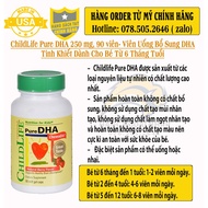 Childlife Pure DHA 90v SoftGel - Intellectual Support for Baby.