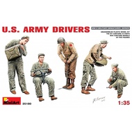 MiniArt 1/35 MI35180 U.S. Soldier Figure Model Army Drivers
