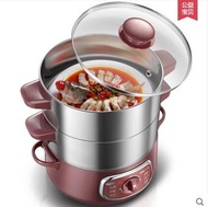 Bear electric steamer multi - functional electric steamer stainless steel double - layer large capac