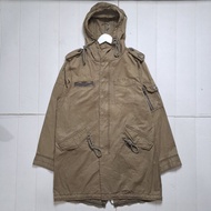 BRITISH MODS FISHTAIL OLIVE PARKA JACKET BY THERE'S SIZE XL