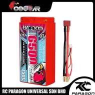 [Official 30 Days Warranty] Coddar Lipo 2s 7.6V Shorty 6500MAH 150C 300C High Voltage LIHV HV RC Car
