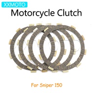 For Yamaha Sniper 150 Motorcycle Clutch Plates Friction Disc Kits Sniper150 Accessories