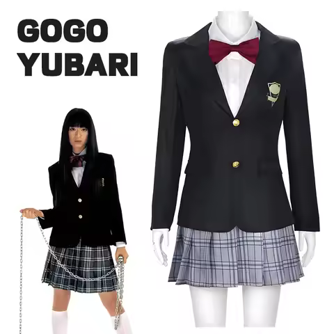 Kill Gogo Yubari Bill Schoolgirl O-Ren's Bodyguard Cosplay Women Costume School Outfits Halloween Ca