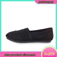 Toms Shoes Linen Shoes Stripe Color Mules Casual Women Flat Shoes