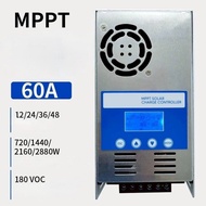 MPPT ชาร์จเจอร์ LM60A 2880W 18-160V สำหรับแบต12V24V36V48V รองรับแบตเจล แบตลิเทียม แบตรถยนต์ บูสกระแส