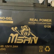 Original Xmax Bore Up MSHN YTZ14S/DTZ12S-C 11.2AH Motorcycle Battery