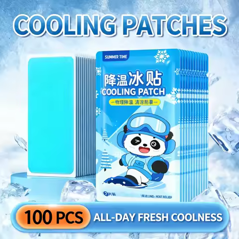 Summer cooling patches prevent heatstroke and reduce fever relieve summer heat Cool gel patches port