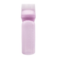 1pc Plastic Dry Cleaning Bottle For Hair Dyeing And Washing Bottle With Graded Thickening Hair Dyein