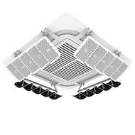 Central Air Conditioner Wind Deflector Office Duct Ceiling Unit Air Outlet Anti-Direct Blowing Wind 