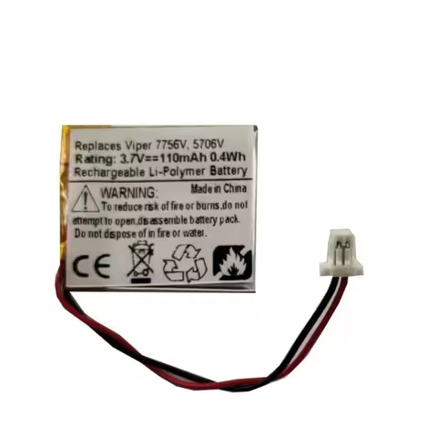 For Viper 7756V 5706V 3706V 3806V 4606V 4706V 4806V 5606V 5806V 9756V Automotive Remote Control Batt