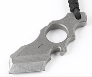 Multifunctional EDC Titanium Alloy Crowbar Umbrella Rope DIY Decor Accessories Key Ring Pendant Outd