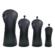 Simple Black golf Club Cover 1-3-5-UT Wooden Club Cover Fairway Wooden Cap Cover Iron Wood Cover gol