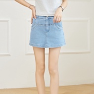 Eyouth 20218 women denim skorts high waist jean shorts
