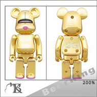 🥉現貨📦 全新 Brand New BE@RBRICK 超合金 BE@RBRICK HAJIME SORAYAMA GOLD 200% 空山基 Bearbrick BearKingHK BearKing