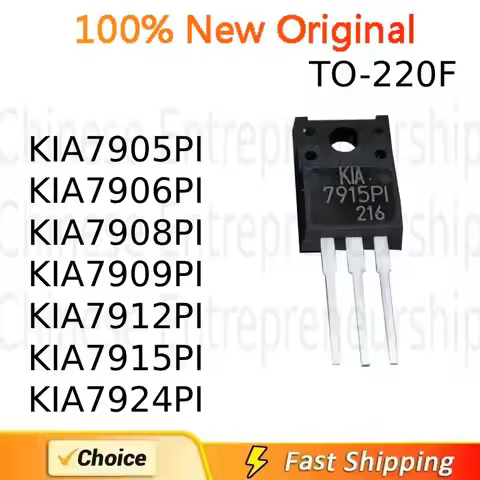 5~10 PCS TO-220F DIP KIA7905PI KIA7906PI KIA7908PI KIA7909PI KIA7912PI KIA7915PI KIA7924PI TO-220F D