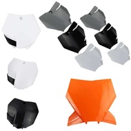 7 Enduro Motorbike Front Name Number Plate Cover For 50 65 85 250 SX SXF XC XCF XCW XCFW Dirt Pit