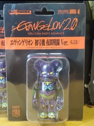 BEARBRICK 100%  EVA 初號機 福音戰士 初號機 GID 夜光 限定版