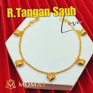 Rantai Tangan Saud Love Emas 916 Tulen Gelang Emas Sauh Emas 916 Tulen Rantai Tangan Emas 916 Origin