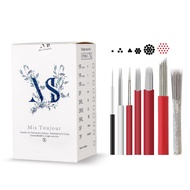 50pcs/box Round 1R 3RL 3RS 7RL 21RS 40R Microshading Blades