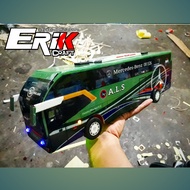 Miniatur Bis ALS Avante Miniatur Bus Mobil Mainan Full Lampu Led
