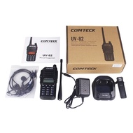 HT Walkie Talkie Comteck by Baofeng UV-82PRO 8WATT 5000MAH / UV82 Dual Band VHF - UHF Radio FM  ht m