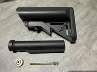 (QOO) A&amp;K 原廠 殺肉 海豹托 托桿 托塊 仿真 尺寸 伸縮托 電池托 只能塞托桿電池 AEG 玩具 BB槍