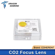 Dragon Diamond II-VI USA ZnSe Focus Lens COHERENT Dia.20mm FL 38.1 50.8 63.5 76.2mm 2-2.5" For Co2 L