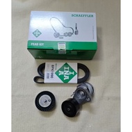 INA DRIVE BELT TENSIONER IDLER PULLEY FOR BMW 3.0L N52 N52B30 E83 E90 E92 328 528 X3 | OE 1128862419