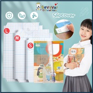 BEVAVAR 10pcs Pembalut Buku Self Adhesive Book Cover Text Book Wrapper Transparent Wrapping Exercise