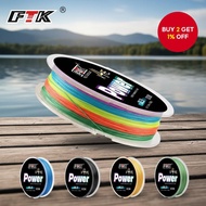 Fishking PE Braided Fishing Line 100M 4 Strands 8-80LB High Horsepower Multifilament Long Cast for B