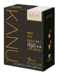 ZILEGO Kanu Roast Americano Mini Lite อ่อน/เข้ม10T | แท่งคนกาแฟสีดำเกาหลี | กาแฟสำเร็จรูป3-In-1