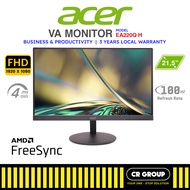 Acer EA0 EA220Q H Monitor - 21.5" FHD (1920x1080) with 100Hz Refresh Rate 250 nits(3Yrs On-Site)