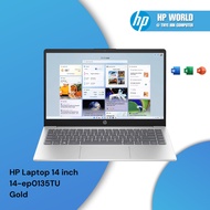 HP-14-EP0135TU-GOLD-INTELCOREI3-N305,8GBR4,512GBSSD,INTELUHD,14"FHD,W1164,2YRS,H&S