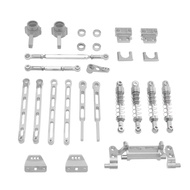 Metal steering cup pull rod front and rear suspension upgrade kit For MN model MN82T LC79 MN82S MN82
