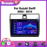 เครื่องเล่นวิดีโอสำหรับ Suzuki Swift 2003-2010 10 "CarPlay 2 DIN Android 11เครื่องเล่นวิดีโอ multimidia ระบบนำทาง GPS