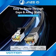 Vention Kabel LAN Flat Pipih Cat7 UTP Gigabit Ethernet RJ45 Network Jaringan 10Gbps Pendek 50cm 1m