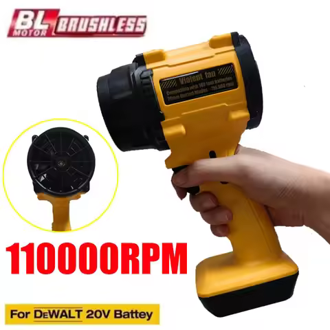 High-Power Violent Fan Air Blower Turbo Jet Fan Thrust Leaf Duster Handheld Power Tools For DeWALT 2