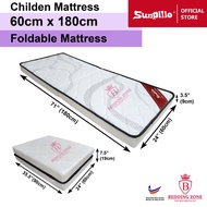Sunpillo, Children Mattress (Foldable Mattress) (Foam) - 60cm x 180cm x 9cm