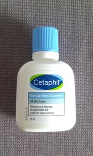 全新 舒特膚 Cetaphil 溫和潔膚乳 29ml 溫和 清潔肌膚 護膚 臉部 全身 面 潔淨 洗面 清潔 潔膚 溫和 Cetaphil Gentle Skin Cleanser (到期日 : 1/